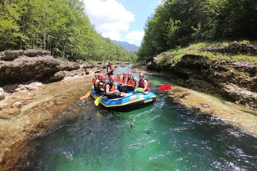 Adventurous rafting tour on the Salza - pure whitewater action! - Arriving at Großreifling 28