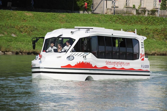 Amphibious Splash Tour on the water & on the land in Salzburg - Views of the Festival Area and Hohensalzburg Fortress