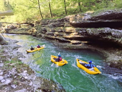 Austria, Salza river “Double Ducky” kayak adventure