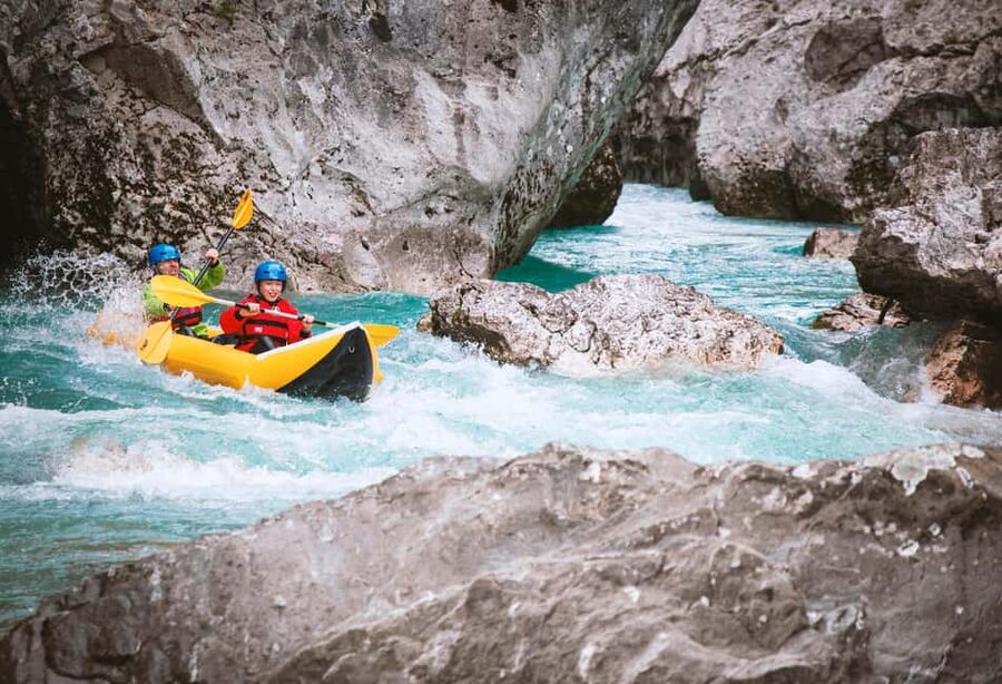Austria, Salza river "Double Ducky" kayak adventure - Who will get the most from this trip