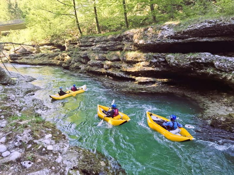 Austria, Salza river "Double Ducky" kayak adventure - Meeting the blue van at Saggraben
