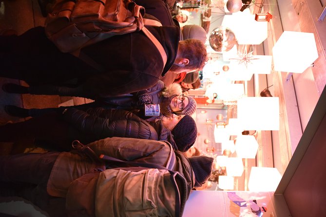 Christmas Market Vienna Tour - MuseumsQuartier: techno, lights, and a modern change of pace