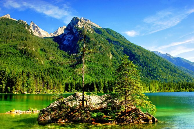 Eagle's Nest, Berchtesgaden and Ramsau with famous church and lake - Obersalzberg and the Berghof ruins