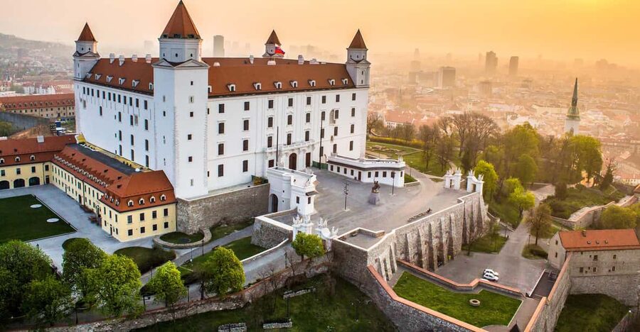From Vienna: Bratislava City Highlights Trip - The Blue Church’s unusual decoration