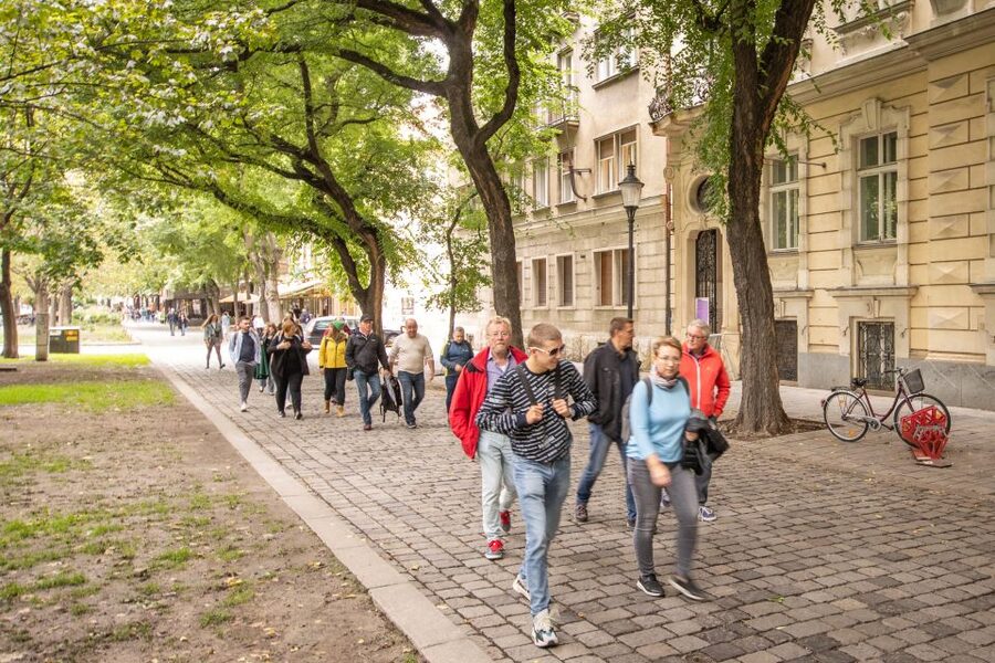 From Vienna: Bratislava Day Trip - Meeting your guide beneath Bratislava’s bridge