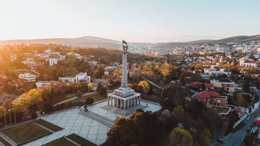 From Vienna: Bratislava with Local Guide, Castle & UFO Views - St. Martin’s Cathedral and the longest walking section