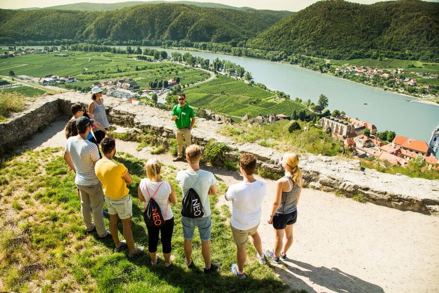 Grape Grazing: Wachau Valley Winery Biking Tour - The final ride back toward Krems