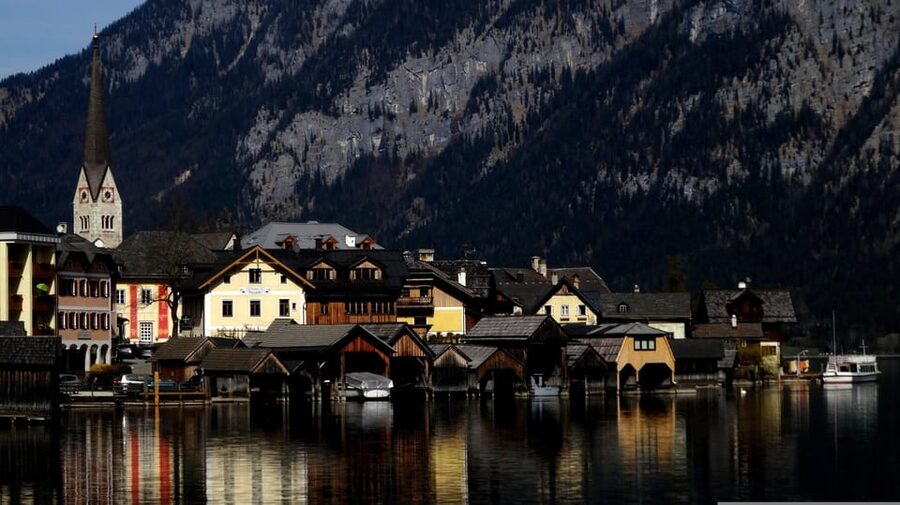 Hallstatt, St Gilgen Private Tour From Salzburg - Hallstatt harbor and the optional boat ride