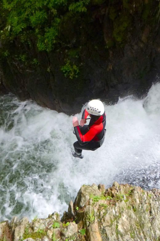 Ötztal: Canyoning at Alpenrosenklamm for Beginners - The natural slide is the big payoff