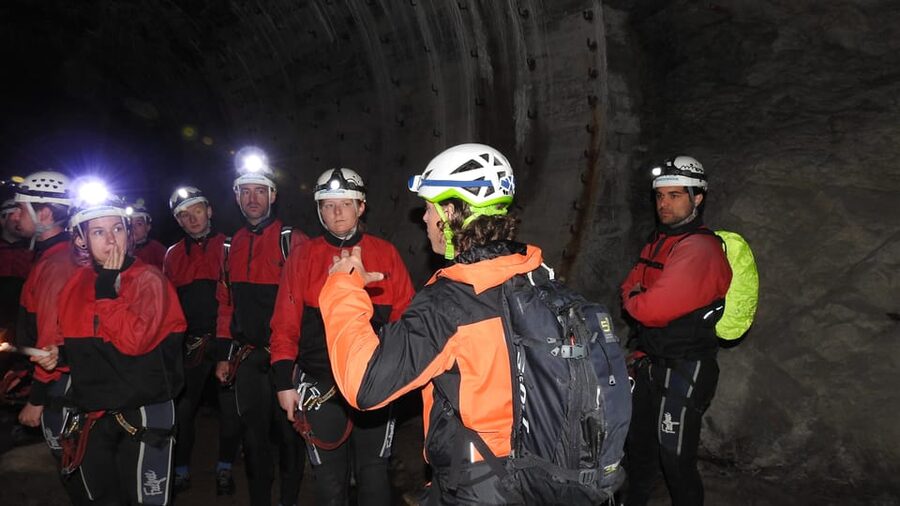 Ötztal: Guided Cave Tour for Beginners - The base, hot shower, and pool finish