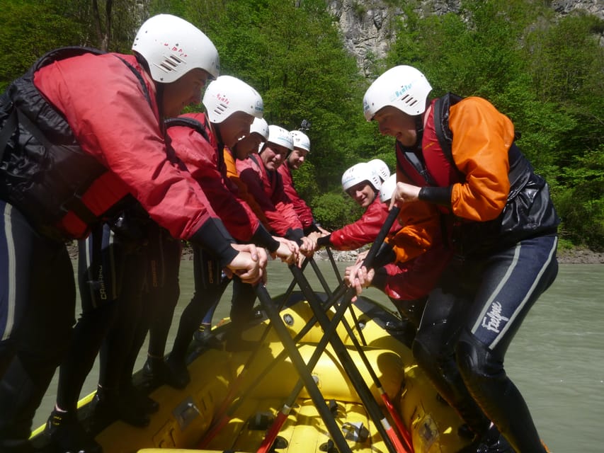 Ötztal: Rafting at Imster Canyon for Beginners - The calm opening on the Inn
