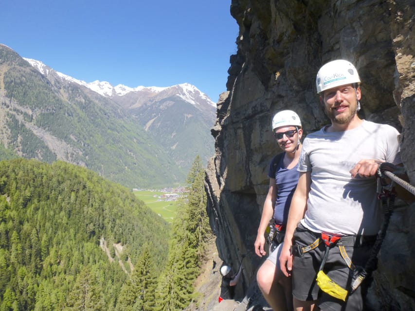 Ötztal: Via Ferrata Climbing at Stuibenfall - Returning to base for schnapps and a shower
