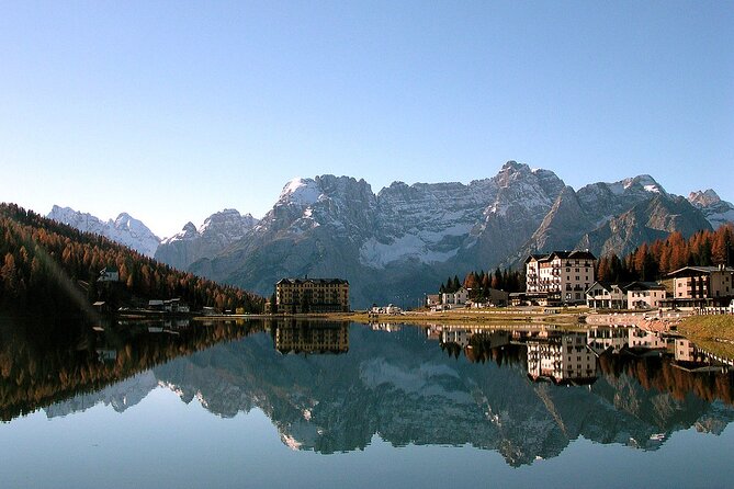 Private Full-Day Tour of Dolomites, Alpine Lakes including Braies from Innsbruck - Lake Dobbiaco and the first mountain views