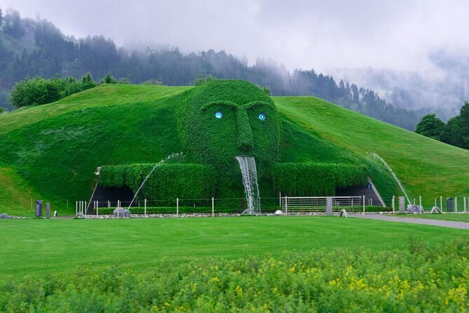 Private Half-day Tour to Swarovski Crystal World in Wattens - The outdoor garden and Crystal Cloud