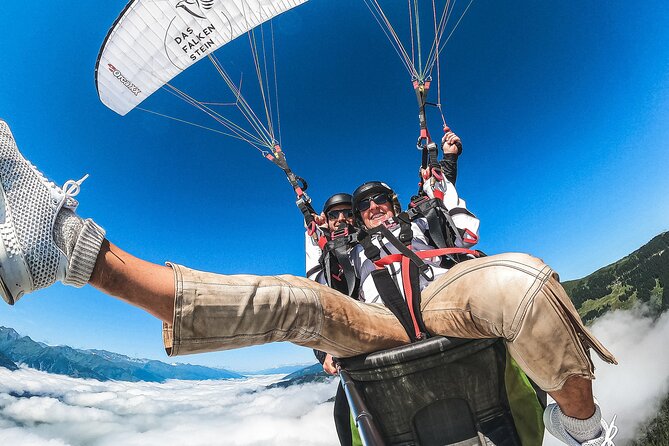 Private tandem flight Classic from the Schmittenhöhe in Zell am See - Taking off from Schmittenhöhe above Zell am See