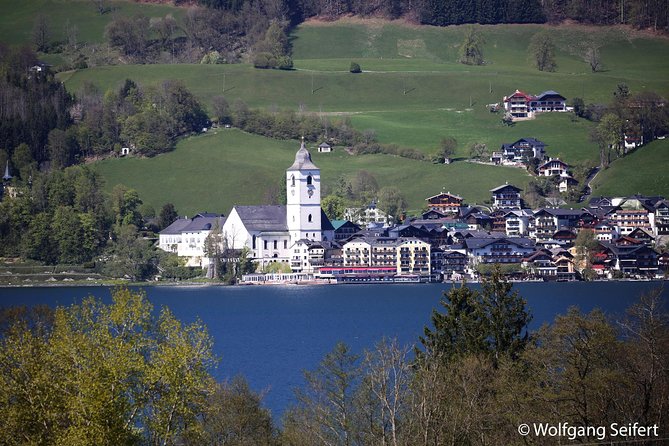 Private Tour: Austrian Lakes and Mountains Tour from Salzburg - St Gilgen and the first look at Wolfgangsee