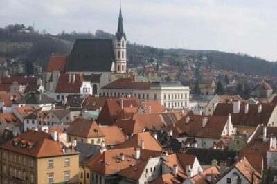 Private transfer in a Sanitized Car Prague to Vienna with 2h stop Cesky Krumlov