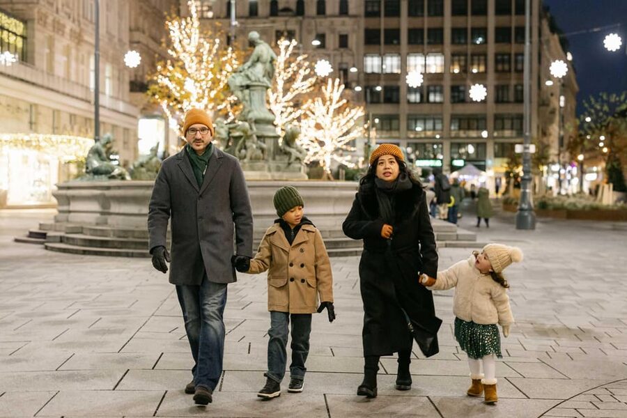 Professional Photoshooting in Vienna - Graben Street and the changing city mood
