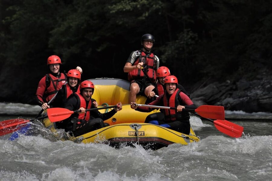 Salzburg: Canyoning and Rafting Experience with Lunch - Entering Almbach gorge by jump, slide, or rope