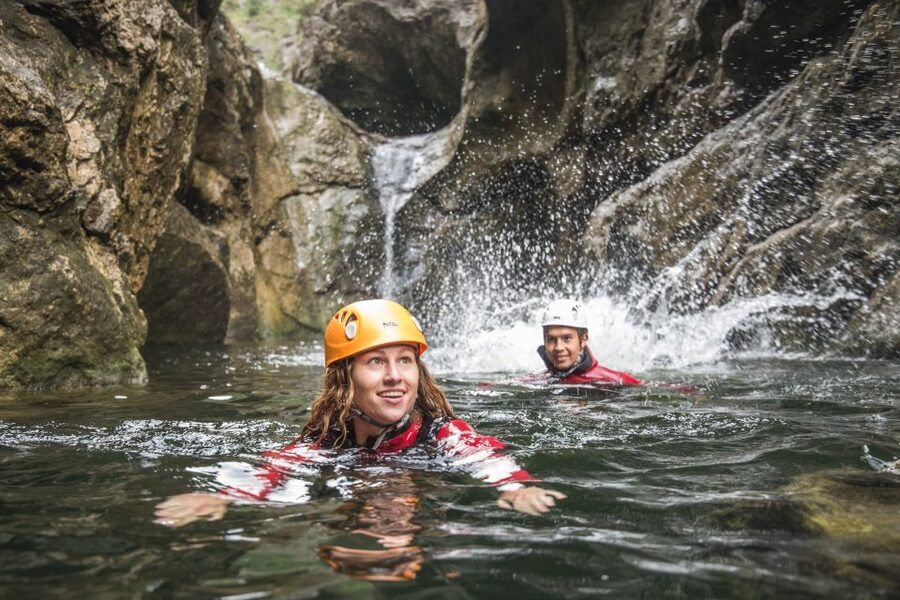 Salzburg: Canyoning Trip to Salzkammergut - Swimming through rock, water, and natural slides