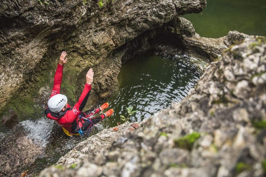 Salzburg: Canyoning Trip to Salzkammergut - The steep walk back after 1.5 hours