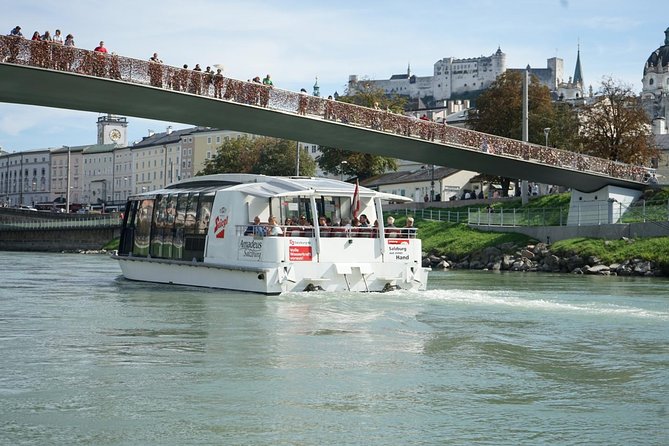 Salzburg Panorama Cruise on the Salzach river - The old city from the water
