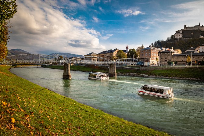 Salzburg Panorama Cruise on the Salzach river - Along the Salzach toward the southern suburbs