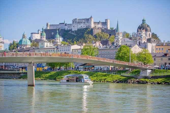 Salzburg Panorama Cruise on the Salzach river - Starting at the Marco-Feingold-Steg