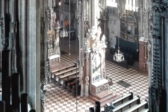 St. Stephen's cathedral - old symbol newly discovered - The Steffl tower and the view over Vienna
