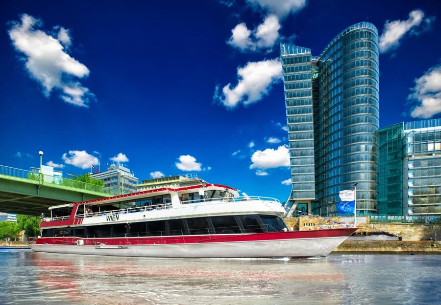 Vienna: 3.5-Hour Grand Danube River Cruise - MS Wien, MS Vindobona, and the onboard atmosphere