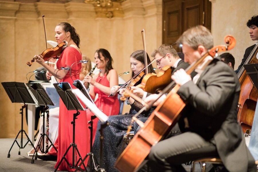Vienna: Classical Concert at Eschenbach Palace - The orchestra, singers, and dancers share the spotlight