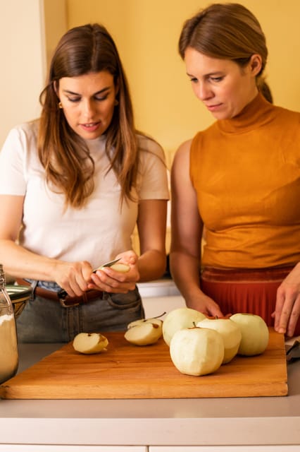 Vienna; Cooking Class: Make Schnitzel & Apple Strudel - Preparing the potato soup and salads