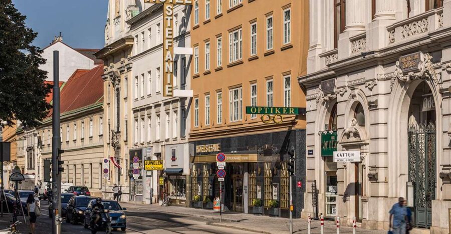 Vienna: Culinary Experience at Restaurant Stefanie - Course one: veal goulash and pretzel sticks