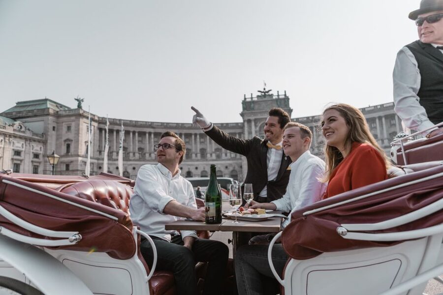 Vienna: Culinary Horse-Drawn Carriage Experience - Starting beside the Albertina on Augustinerstraße