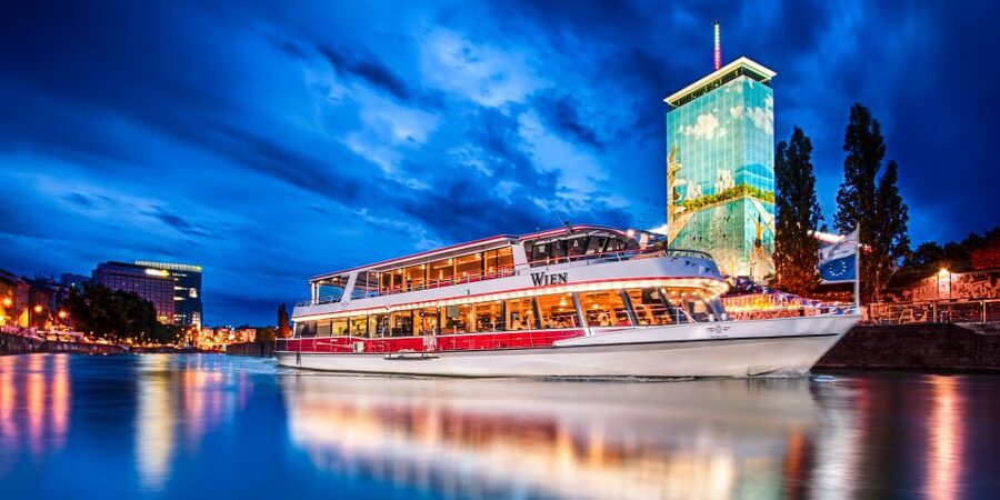 Vienna: Evening Cruise Along The Danube - Leaving the city as daylight fades