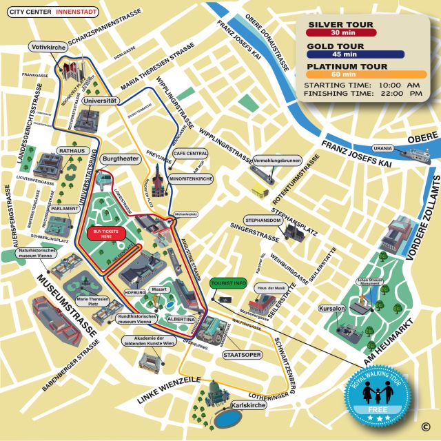 Vienna: Private Electric Car Sightseeing Tour - The Platinum Tour: 60 minutes and the fullest route