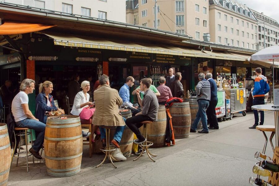 Vienna Private Full Day Tour – Tickets to Schönbrunn & Lunch - Lunch at Naschmarkt, with an important schnitzel detail
