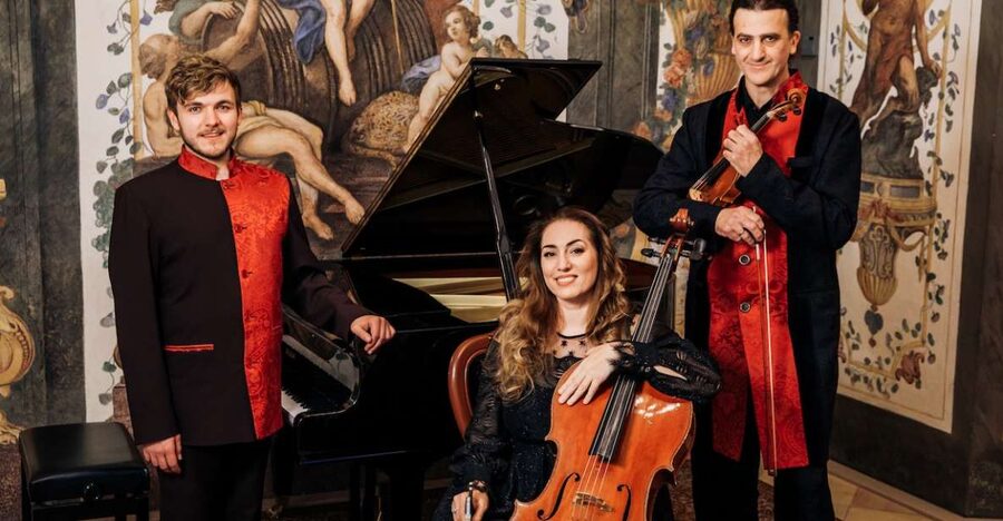 Vienna: Romantic Classics Piano, Violin, and Cello Concert - A small Vienna room with a serious musical past