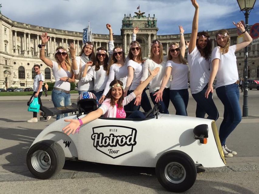 Vienna: Sightseeing Tour in Hotrod - Narrow old-town streets and the Danube Canal