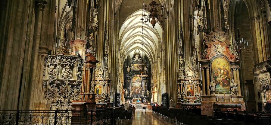 Vienna St. Stephen's Cathedral and city walk - Entering St. Stephen’s Cathedral with its medieval legends