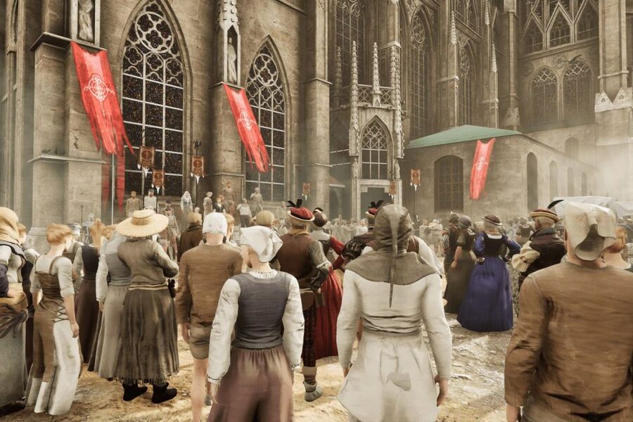 Vienna: Time Traveling Virtual Reality Sightseeing Tour - Scene One: White Sunday in 1483
