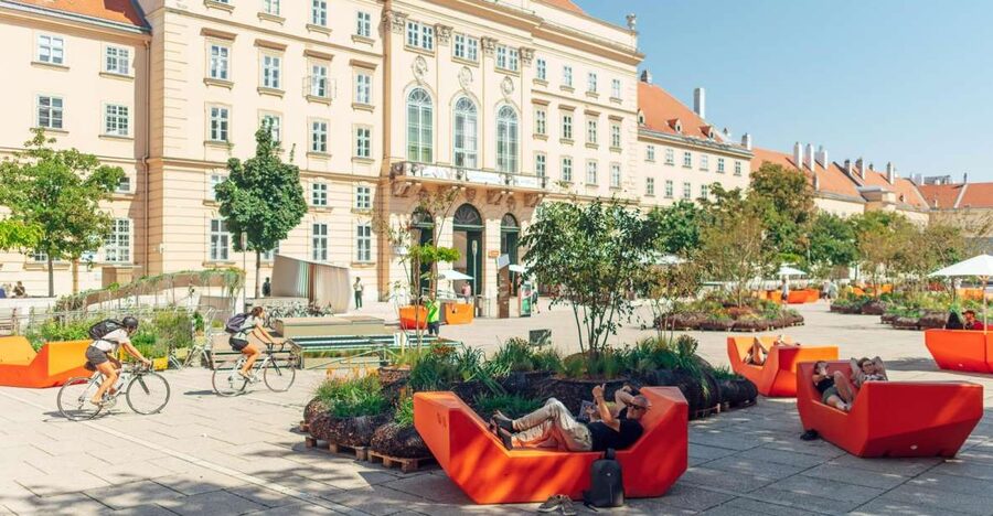 Vienna: Walking Tour of the MuseumsQuartier with Guide - Baroque courtyards meet modern museum walls