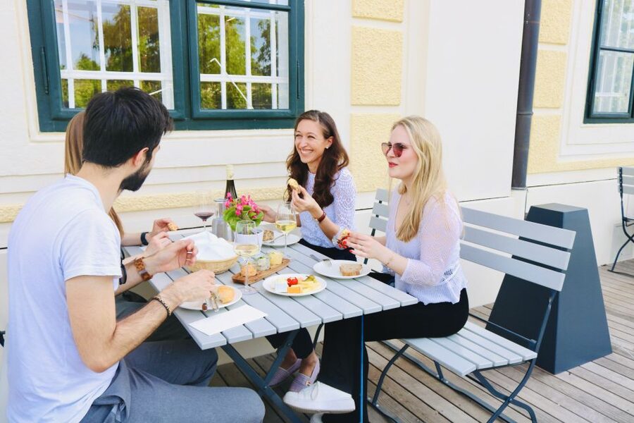 Vienna: Wine Tasting at Schönbrunn Palace - The Heurigenjause adds local flavor