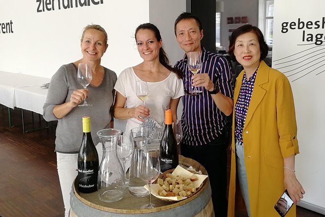 Vienna Woods Wine Tour - Wines, Vines & Good Times! - The first tasting among the vines