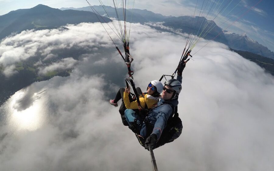 Zell am See: Schmittenhöhe Tandem Paragliding Flight - Who will enjoy this flight most?